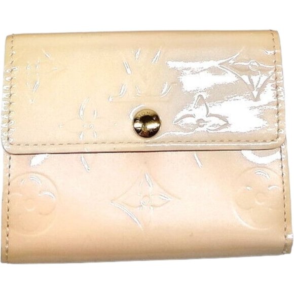 541097F YV Louis Vuitton Wallet Cream Monogram Vernis - Picture 2 of 2